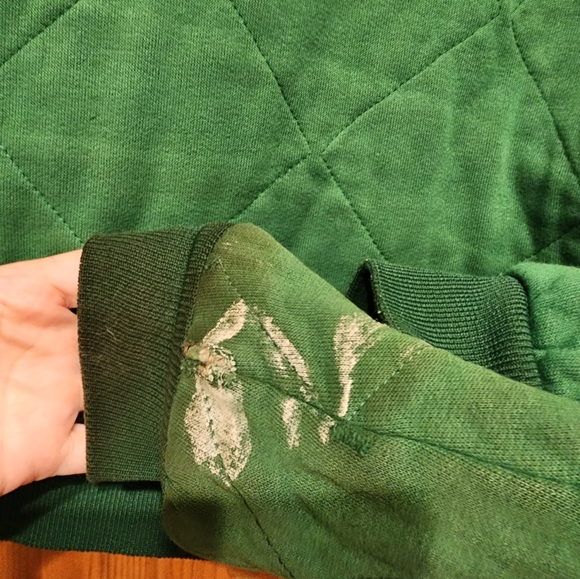 Vintage Thrashed John Deere Zip Sweatshirt - Picture 8 of 8